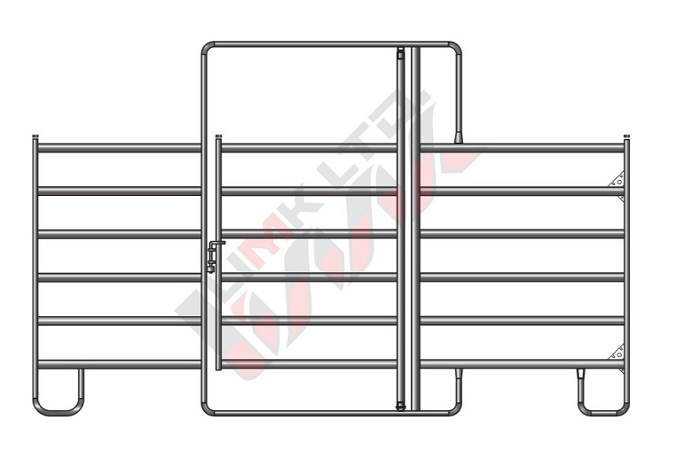 Panels for horses with gate /in the middle/ HF 7